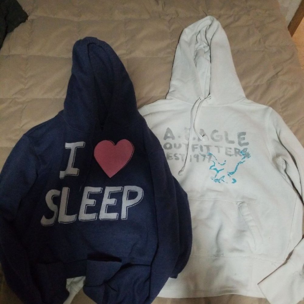 2 hoodies